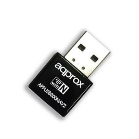 Adaptador Wifi approx! appUSB300NAV2 300 Mbps Nano USB