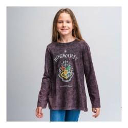 Camiseta de Manga Larga Niño Harry Potter Gris Gris oscuro