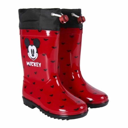 Botas de Agua Infantiles Mickey Mouse Rojo