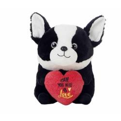 Peluche Creaciones Llopis Perro Corazón 28 cm Dálmata