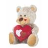 Peluche Creaciones Llopis Beige Oso Corazón 60 cm