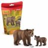 Figura Schleich 42473 Maman grizzly avec ourson Plástico