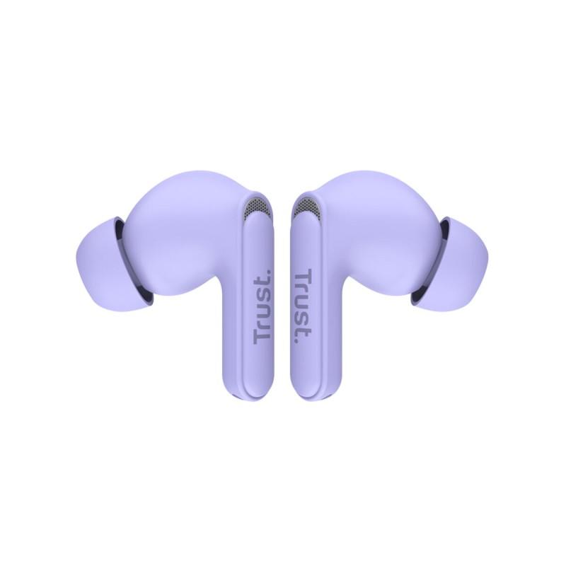 Auriculares in Ear Bluetooth Trust 25297 Morado Púrpura