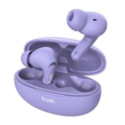 Auriculares in Ear Bluetooth Trust 25297 Morado Púrpura