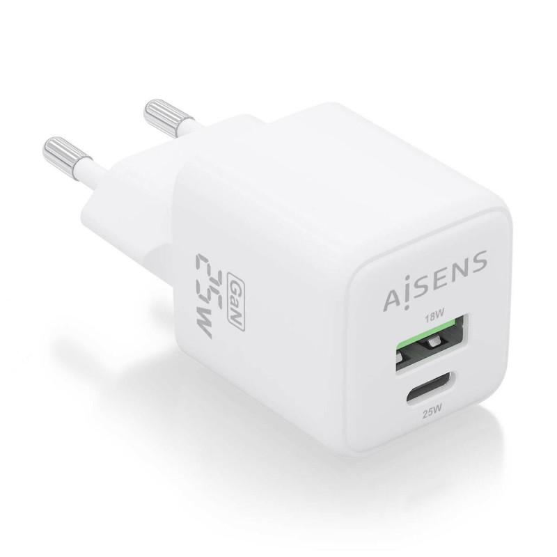 Cargador de Pared Aisens ASCH-25W2P014-W Blanco 25 W (1 unidad)