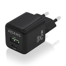 Cargador de Pared Aisens ASCH-25W2P015-BK Negro 25 W (1 unidad)