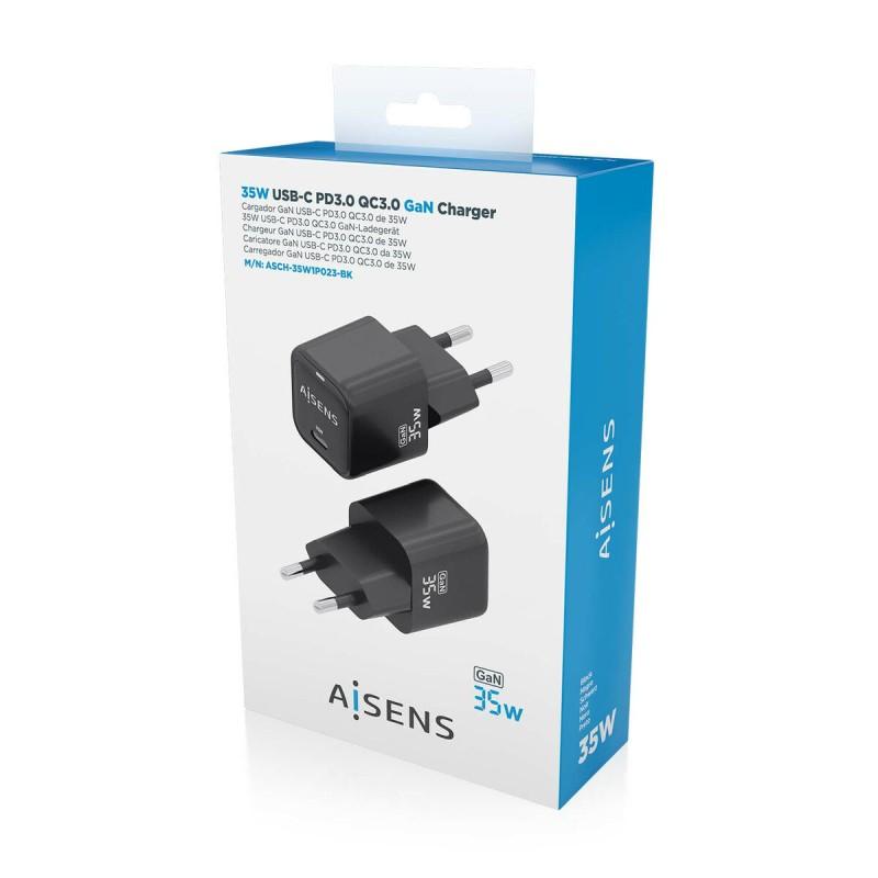 Cargador de Pared Aisens ASCH-35W1P023-BK Negro 35 W (1 unidad)