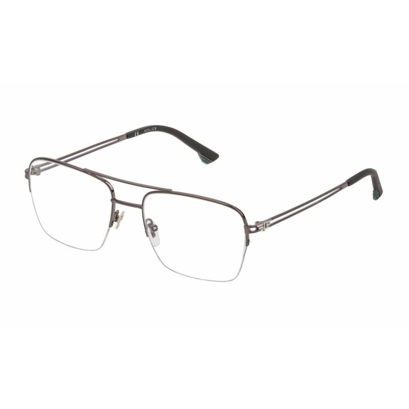 Montura de Gafas Hombre Police VPL879-560568 Gris ø 56 mm