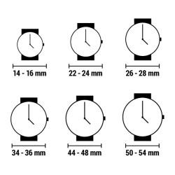 Carcasa Intercambiable Reloj Unisex Watx & Colors COWA1205 Rojo