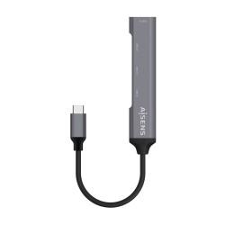 Hub USB Aisens A109-0541 Gris (1 unidad)