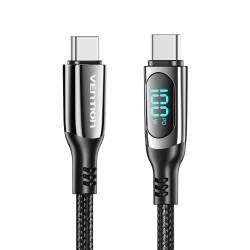 Cable USB Vention TAYBAV 1,2 m Negro (1 unidad)