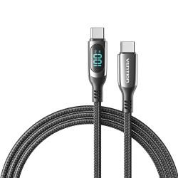 Cable USB Vention TAYBAV 1,2 m Negro (1 unidad)