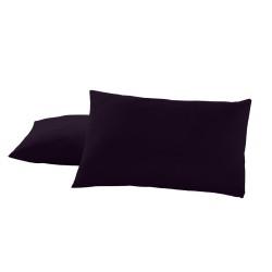 Funda de almohada Alexandra House Living Negro 50 x 80 cm (2 Unidades)