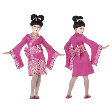 Disfraz para Niños Geisha Rosa fucsia (3 Pcs)