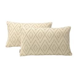 Funda de cojín Alexandra House Living Beige 30 x 50 cm 2 Unidades