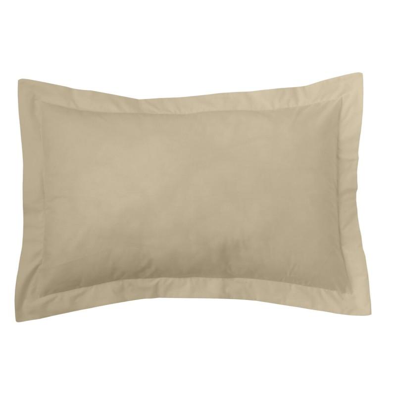 Funda de cojín Alexandra House Living Beige Camel 55 x 55 + 5 cm