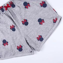 Pijama de Verano Minnie Mouse Azul oscuro Gris