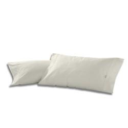 Funda de almohada Alexandra House Living Crema 45 x 95 cm (2 Unidades)