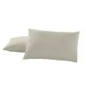 Funda de almohada Alexandra House Living Beige 50 x 80 cm (2 Unidades)