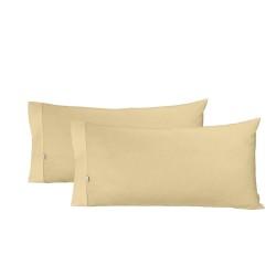 Funda de almohada Alexandra House Living Marrón claro 45 x 90 cm (2 Unidades)