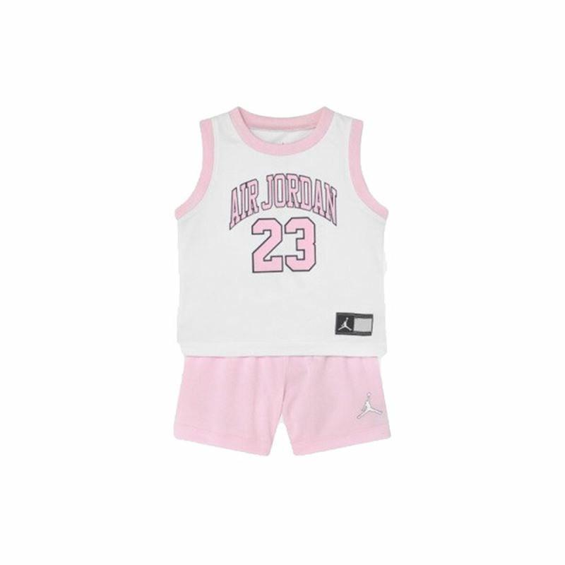 Conjunto Deportivo para Niños Nike Air Jordan Cadet  Multicolor Rosa