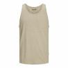 Camiseta de Tirantes Hombre Jack & Jones Jortampa Slub Beige