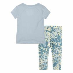 Conjunto Deportivo para Niños Nike Dri-Fit Gris Multicolor 2 Piezas