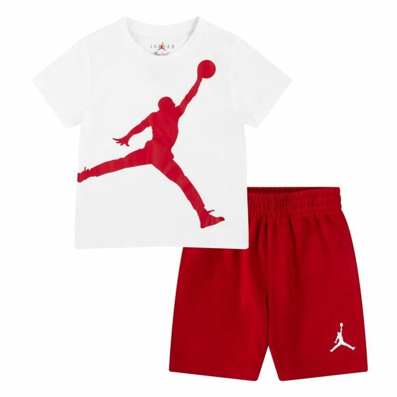 Conjunto Deportivo para Niños Nike Blanco Rojo 2 Piezas