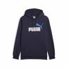 Sudadera con Capucha Hombre Puma Ess+ 2 Col Big Azul marino