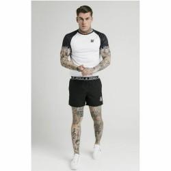 Pantalones Cortos Deportivos para Hombre SikSilk Standard Negro