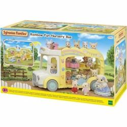 Accesorios para casa de Muñecas Sylvanian Families 5744 Rainbow Fun Nursery Bus