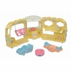 Accesorios para casa de Muñecas Sylvanian Families 5744 Rainbow Fun Nursery Bus