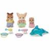 Accesorios para casa de Muñecas Sylvanian Families 5749 Nursery Friends Pool Fun trio