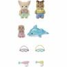 Accesorios para casa de Muñecas Sylvanian Families 5749 Nursery Friends Pool Fun trio