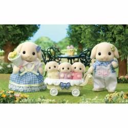 Accesorios para casa de Muñecas Sylvanian Families 5735 Flora Rabbit family