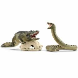 Set de juguetes Schleich Danger in the swamp Plástico