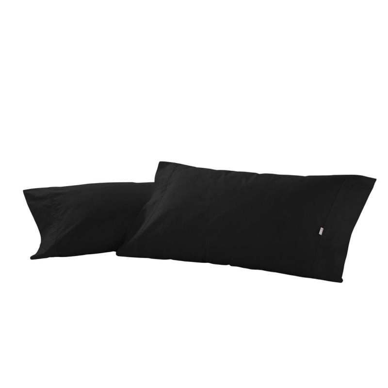 Funda de almohada Alexandra House Living Negro 45 x 95 cm (2 Unidades)