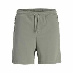 Pantalón Corto Deportivo Jack & Jones Gordon Cloud Verde Gris Hombre