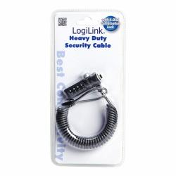 Cable antirrobo LogiLink 1,8 m Laptop