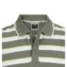 Polo de Manga Corta Hombre Jack & Jones JCOHASS AOP 12254958 Verde