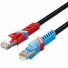 Cable de Red Rígido S/FTP Categoría 8 Vention IKJBF Negro