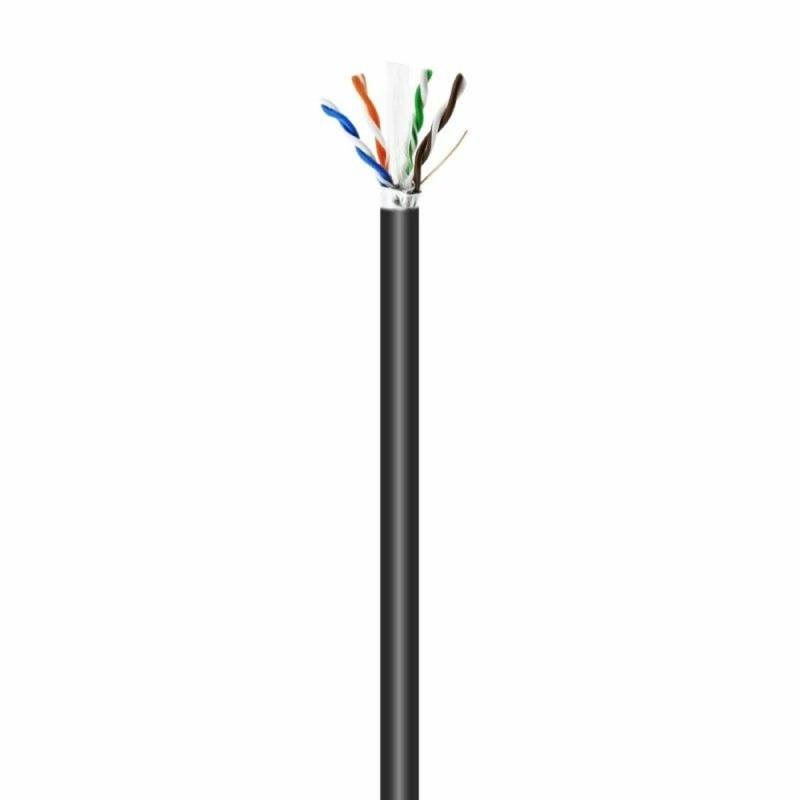 Cable de Red Rígido UTP Categoría 6 Aisens AWG24 Negro 100 m