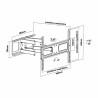 Soporte TV Aisens WT70TSLE-027 50 kg