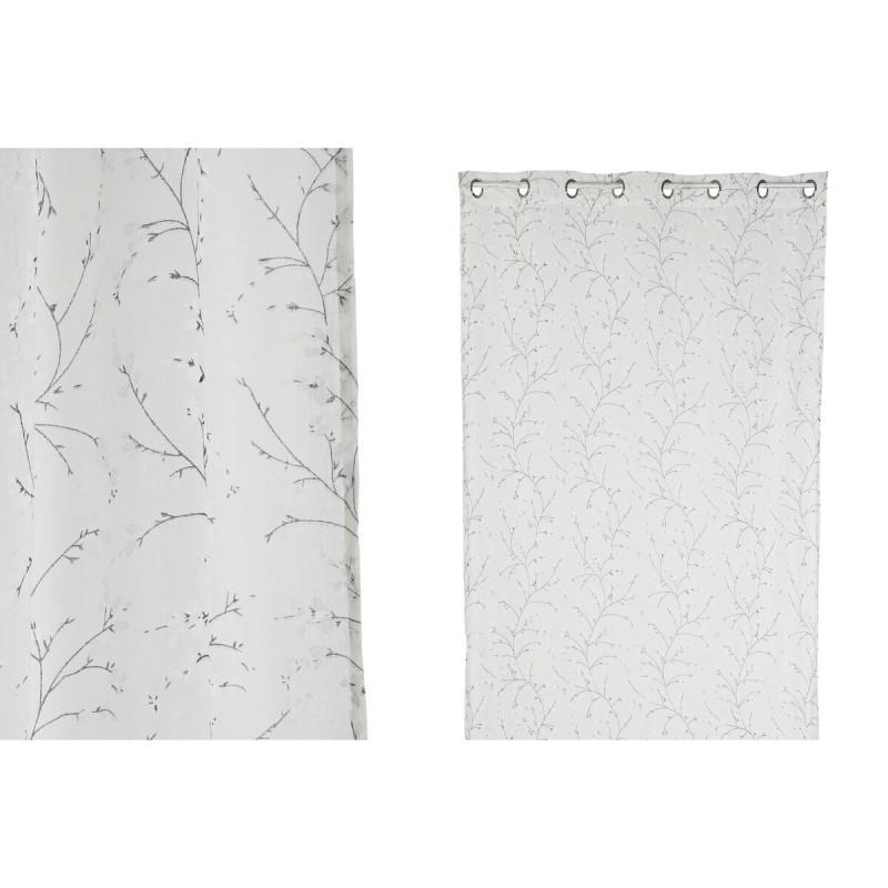 Cortina Home ESPRIT Blanco Romántico 140 x 260 cm