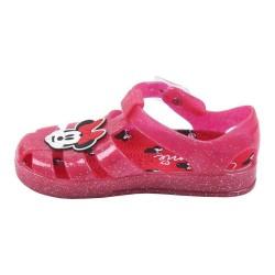 Sandalias Infantiles Minnie Mouse Rojo