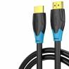 Cable HDMI Vention Negro Negro/Azul 1,5 m