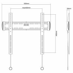 Soporte TV Neomounts NM-W340BLACK        