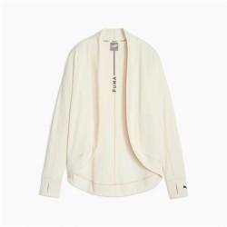 Chaqueta Deportiva para Mujer Puma Studio Unwind Long C Blanco