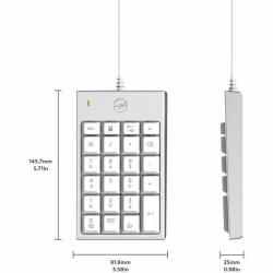 Teclado numérico Mobility Lab ML305707 Plateado