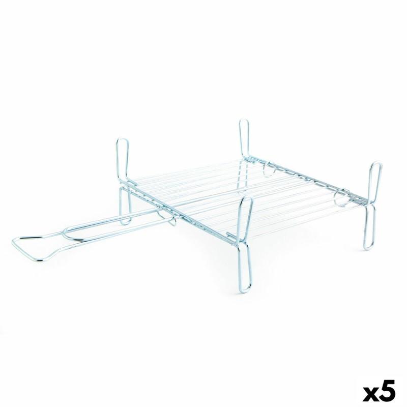 Parrilla Quid Prepara Bbq Metal Zinc 30 x 35 cm Doble (5 Unidades)